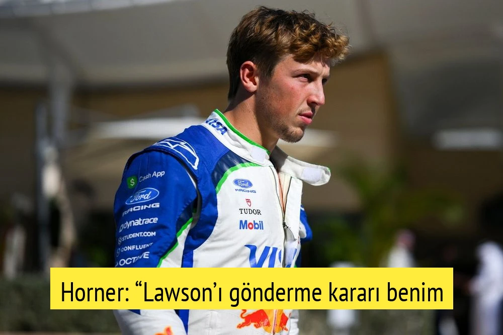Horner: “Lawson’ı gönderme kararı benim değildi”