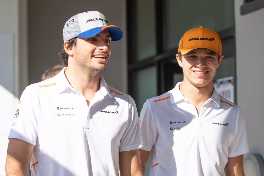 Norris ve Sainz pistte yeniden buluştu: Tarihi kartlarla düello