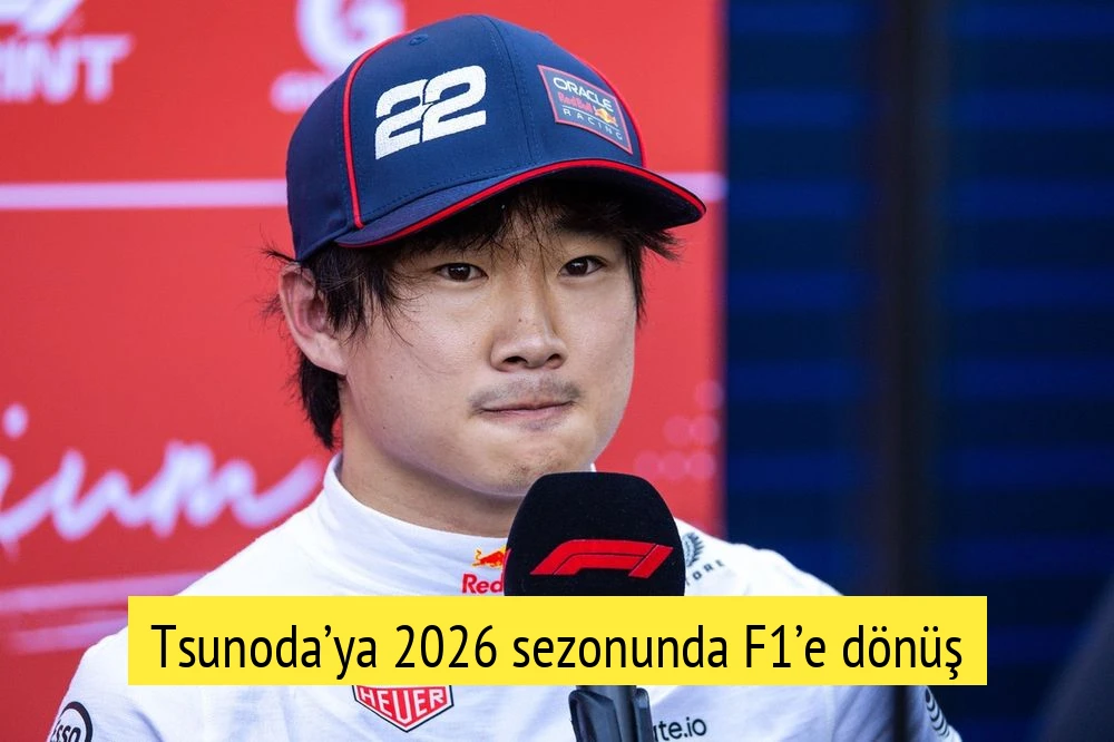 Tsunoda’ya 2026 sezonunda F1’e dönüş sözü verildi